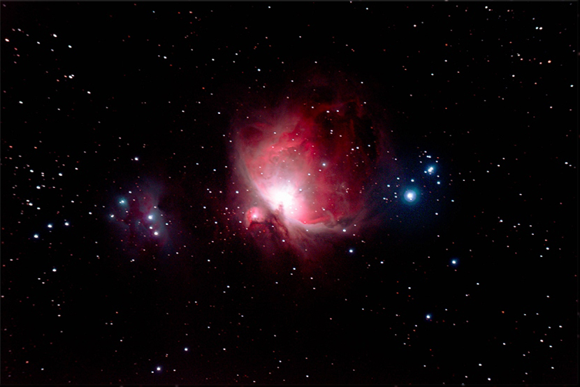 Running Man and Orion Nebulae